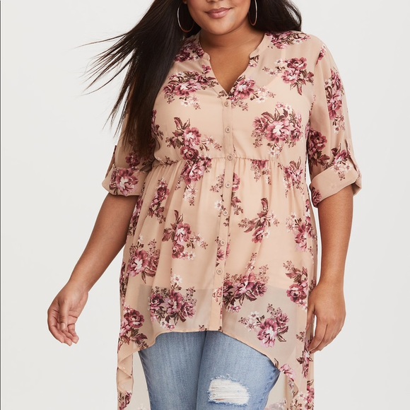 High/low blouse - Picture 3 of 3